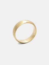 Shown: 14k yellow gold with smooth texture and matte finish. 