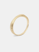 Mitsuro Band- Slim in 14k yellow gold with signature matte finish.