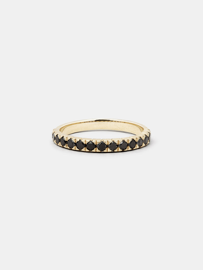 18ct White Gold Diamond & Ruby Set Eternity Ring - Tighe Jewellery Studio